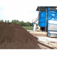 Engrais organique avec cuve de fermentation Machines de fabrication de compost pour déchets organiques urbains