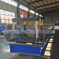 Russie K Q Span Roll Forming Machine 800 610 680 305 UBM ABM MIC 120 240 Arche Toiture Portée Faisant La Machine