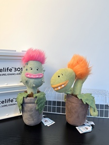 Peluche de 29 cm de la trampa de moscas de Venus, planta monstruo de peluche, flor suave, juguete de planta carnívora Kawaii, regalo divertido para niños y niñas - Product Image 2