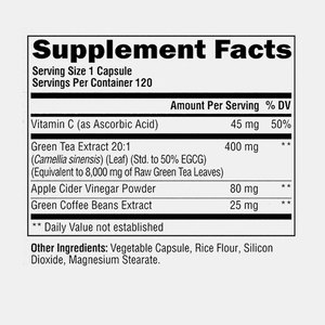 Oemodm chiết xuất trà xanh Viên nang chống oxy hóa năng lượng hàng ngày quản lý trọng lượng bổ sung năng lượng bổ sung sức khỏe - Product Image 2