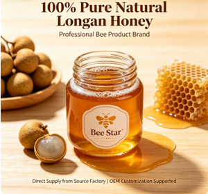 Miel de longane cru Bee Star 100% pur naturel, vente en gros, nectar d'abeille naturel, qualité alimentaire, miel d'exportation - Product Image 4