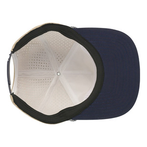 Hs16 यूनिसेक्स खेल मैदान सादा विंटेज वाटरप्रूफ टोपी कस्टम pvc रबर पैच लोगो महिला बेसबॉल पिता टोपी - Product Image 5