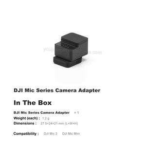MIC 3/MICミニ用DJIマイクシリーズカメラアダプターマイクアクセサリー - Product Image 4