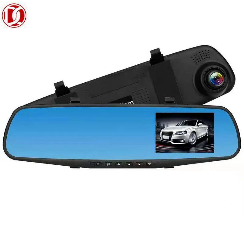 2021 Best Sellers Dual Lens Dash Cam Rearview Mirror 1080p Manual Car Camera Hd Dvr Video Recorder with back camera