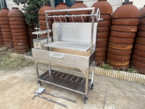 <span class=keywords><strong>Parrilla</strong></span> Argentina de Carbón ASADO con Ladrillos Refractarios de Acero Inoxidable / Santa María - Product Image 6