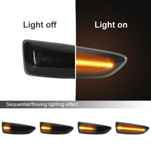 Clignotant LED à lentille fumée pour garde-boue avant, marqueur latéral pour <span class=keywords><strong>Opel</strong></span> Zafira A <span class=keywords><strong>Astra</strong></span> G, accessoires - Product Image 3