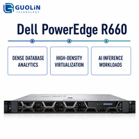Plateforme cloud, machines virtuelles, applications d'entreprise, serveur rack Dell PowerEdge R660 1U à double socket, DDR5, Intel Xeon Scalable