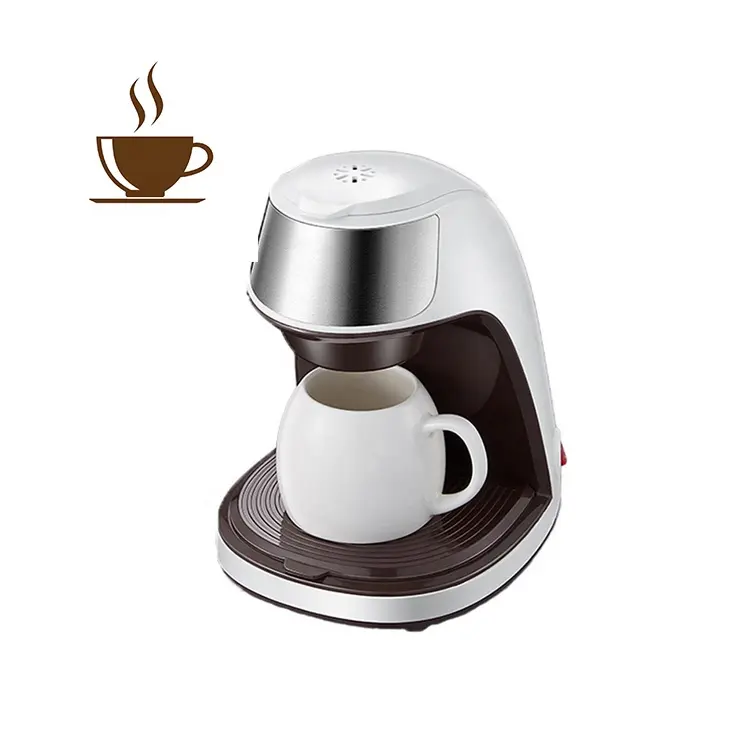 American Hotel 300Ml 450W White Color Automatic Electric Drip Coffee Makers Machine Cafetera