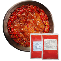 Base de fondue au suif de bœuf épicé Weixiaoer 500 g Base de fondue au beurre du Sichuan Suif de bœuf Assaisonnement pour fondue au suif de bœuf B205