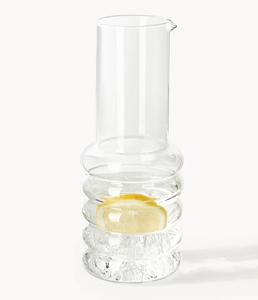 Bán buôn tùy chỉnh handmade bong bóng thủy tinh borosilicate Bình nước uống Jug Set - Product Image 2