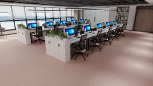 Carrelage de Moquette Naturel Rose Brun Chaleureux avec Texture de Feuilles Botaniques et Surface à Grain Fin pour Salon, Chambre et Café Décontracté - Product Image 3