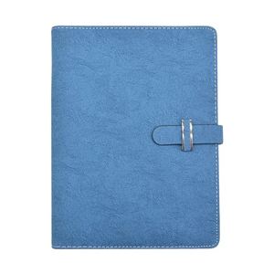 Customizable Colors Eco-Friendly Luxury <b>A5</b> Executive <b>Diary</b> Leather Cover Paper Silk Screen Printed Metal Buckle OEM Brand - Product Image 2