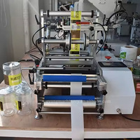 Machine électronique semi-automatique d'applicateur d'étiquetage de bouteille ronde en plastique de bureau pour des bouteilles d'eau minérale de bouteille de bière