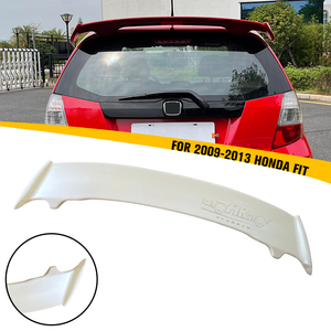 HS qualità ABS in fibra di carbonio Look in stile Mugen sul tetto posteriore Spoiler alettoncino per <span class=keywords><strong>Honda</strong></span> <span class=keywords><strong>Jazz</strong></span> Fit <span class=keywords><strong>2009</strong></span> 2010 2011 2012 2013 - Product Image 1