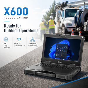 Getac X600 15.6 Inch Fully Rugged <b>Laptop</b> X500 Upgrade Core I7 Industrial Notebook for Outdoor Field Work Processor <b>Laptop</b> - Product Image 3