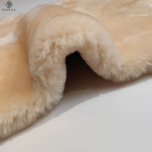 100% peau de mouton en peau de mouton doux motif brut longue laine manteau d'hiver avec des couleurs de teinture couverture de fourrure vêtement cuir fourrure animale - Product Image 5