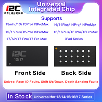 Chip Integrado Universal I2C para iPhone X, XR, 11, 12, 13, 14, 15, 16, 17/Serie iPad, Chip de Reparación de Matriz de Puntos Face ID, Herramienta de Reparación de Teléfonos