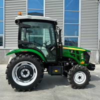 4WD Mini-Traktor Baggerlader 60PS 70PS Hydraulischer Frontlader Heckbagger für Landwirtschaft Bau und Grabarbeiten