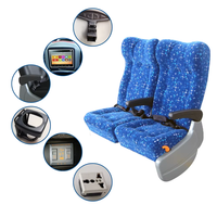 Siège double de luxe pour bus avec table arrière et ceinture de sécurité pour voiture de passagers, sièges de voiture modifiés par le fournisseur