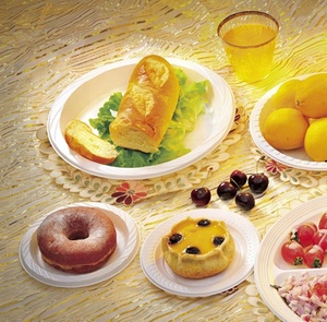 Assiettes jetables en PP rondes et rectangulaires en plastique 6''/7''/8''/9''/10.25'' Fabrication OEM <span class=keywords><strong>Prix</strong></span> bas Assiette blanche moderne Support - Product Image 3