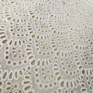 Porous Milk Silk Water-Soluble Embroidery Lace Full-Scale Skirt Fabric Tablecloth Accessories Curtain Home Fabric