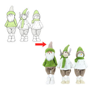 Chất Lượng Cao Tùy Chỉnh Nhỏ Thông Minh Cho phép Đồ Chơi Sang Trọng Giáng Sinh Búp Bê Bé An Ủi Đồ Chơi Sang Trọng Động Vật Cho Trẻ Em Halloween - Product Image 1