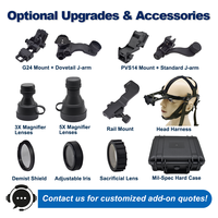 Dispositivo Monocular de Visión Nocturna LinduNV PVS14 de Fósforo Blanco Gen2+ Listo para Usar con Tubo MX11769