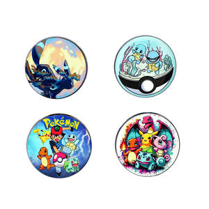 创意个性化金色口袋妖怪金属徽章可爱天使主题定制印花单面胸针装饰刷技术 - Product Image 5