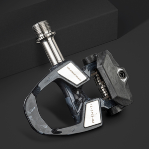 Pedal de bicicleta de carretera con autobloqueo, cuerpo de polímero reforzado de fibra de carbono de 186g con husillo de titanio, Pedal de abrazadera de bicicleta sellado - Product Image 5