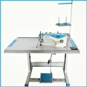 Machine à coudre industrielle JACK d'occasion à plat, point noué simple, pour vêtements, avec moteur intégré - Vente en gros - Product Image 1