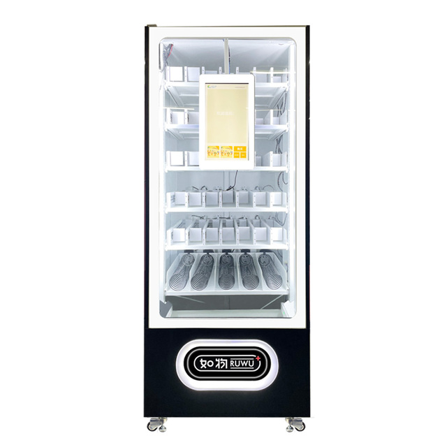 15.6 Inch Touch Screen Pusher Spiral Cosmetic Beauty Eyelash Vending Machine with Multi-Payment 280-360pcs Capacity SDK Function