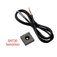 SHT20 SHT30 SHT40 Sensor Suhu dan Kelembaban Tahan Air Baja Tahan Karat Modul I2C Probe Digital 0.5m-6m Akurasi 0.1C