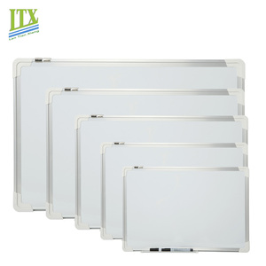Tablero <span class=keywords><strong>blanco</strong></span> de aluminio para escuela y niños, pizarra blanca pequeña de borrado en seco magnético con marco - Product Image 6