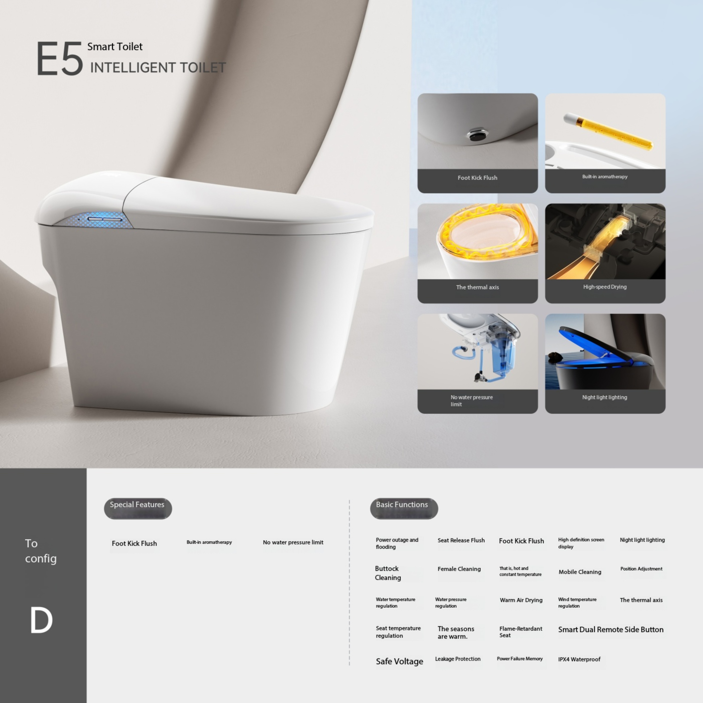 ฟังก์ชันง่ายๆ พร้อมถังเก็บน้ำ