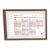 Calendrier numérique 10,1 pouces avec écran tactile - Affichage interactif Full HD, planificateur familial mural et de bureau.