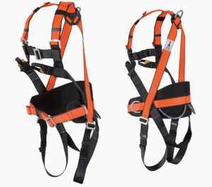 Lightweight Safety Lineman Body Harness Fall Protection with <strong>Tool</strong> <strong>Belt</strong> and Lanyard Comfortable and Secure - Product Image 6