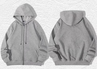 Sweat à capuche zippé pour homme 320G, réactif aux UV, brodé, imprimé personnalisé, style streetwear, Alibaba Chine, achat en ligne