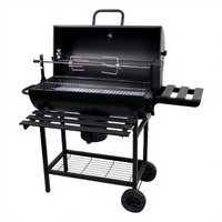 Barbecue électrique multifonctionnel pliable de grande taille pour camping extérieur moderne