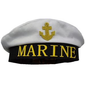 Hoa Nhài & Lúa Manwu Nhà Máy Đảng Unisex Polyester Trắng In Ấn Chữ Nhân Vật Dành Cho Người Lớn Trang Trí Thủy Thủ Hat - Product Image 5