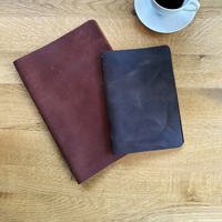 Porte-menu en cuir de qualité supérieure, style vintage, pliable, pour restaurants et bars
