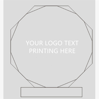 Trofeo de Acrílico con Logotipo Personalizado Weivista, Premio para Ganadores