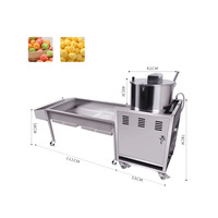 Machine à Popcorn Commerciale de Taille Moyenne 220V, Équipement de Production de Popcorn Neuf avec Moteur pour Différentes Saveurs