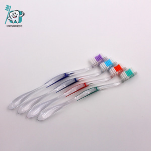 Cepillo de dientes transparente para adultos, manual, con cerdas suaves de alta densidad, para el cuidado bucal diario - Product Image 4