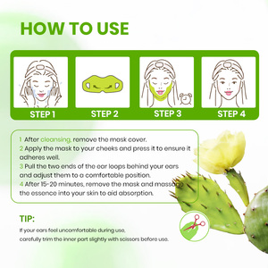 Mặt Nạ Dưỡng Da Cao Cấp Koec Cactus V-Shaped Collagen Nâng Cơ, Giảm Sưng, Se Khít Lỗ Chân Lông, Nâng Cằm, Làm Săn Chắc Da, OEM - Product Image 5