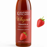 Meilleure vente : Crème liquide au vinaigre balsamique saveur fraise Andrea Milano 150 ml en bouteille, prête à l'emploi pour condiments