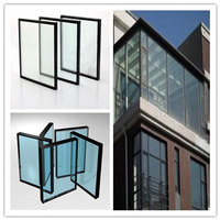 Unités de verre isolées Triple Low E 12mm 24mm 40mm bâtiment extérieur mur-rideau fenêtres portes coulissantes isolation thermique décoratif