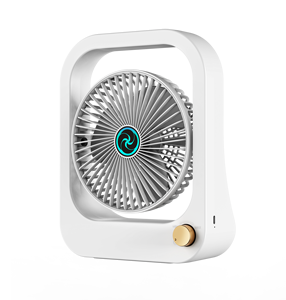 Ventilador de Escritorio Portátil Recargable USB Mini con Oscilación Automática de 1200 mAh para Uso Doméstico, Gran Venta - Product Image 3