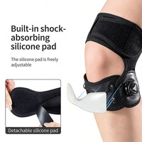 Genouillère Rotative Professionnelle pour le Sport, Bande Élastique Respirante avec Bouton de Réglage pour la Course, le Basketball et la Sécurité Physique