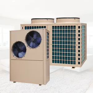 Pemanas Air Pompa Panas Sumber Udara Yang Menghubungkan Radiator Sentral Penghangat Anti Karat untuk Sistem Pemanas Rumah