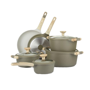 Ensemble <span class=keywords><strong>de</strong></span> poêles en aluminium antiadhésives à poignée amovible, directement <span class=keywords><strong>de</strong></span> l'usine, pour la maison, les restaurants et les cuisines - Product Image 1